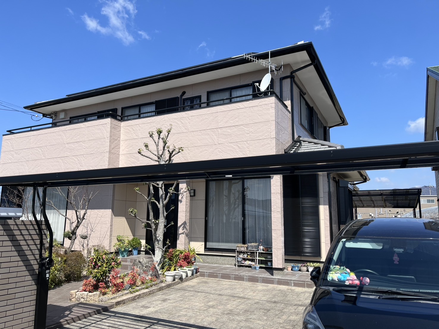 岩出市　H様邸　外壁塗装リフォーム工事